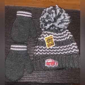 Baby hat and Mittens 6-12m VERY Warm